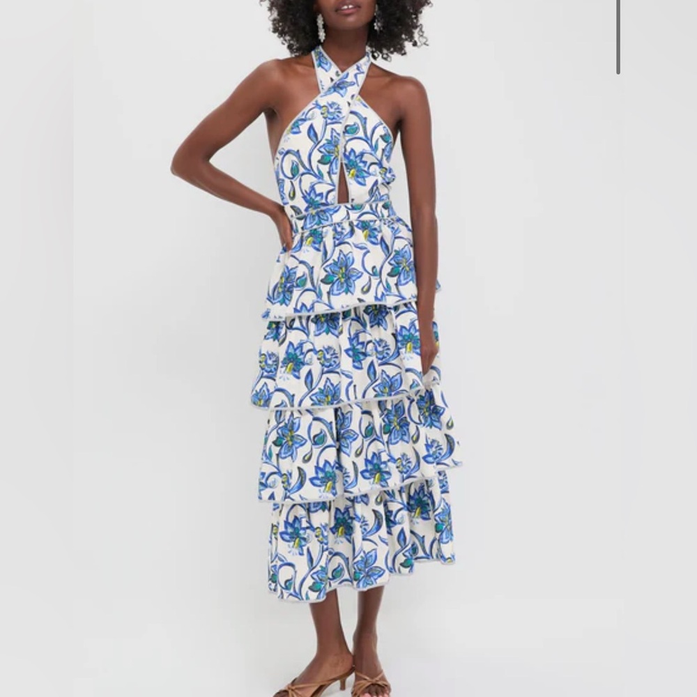 Hunter Bell NWT Porcelain Floral Berkley Dress Size 2